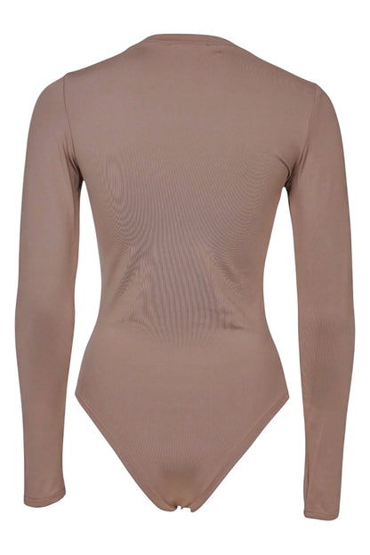 Mocha Long Sleeve Bodysuit