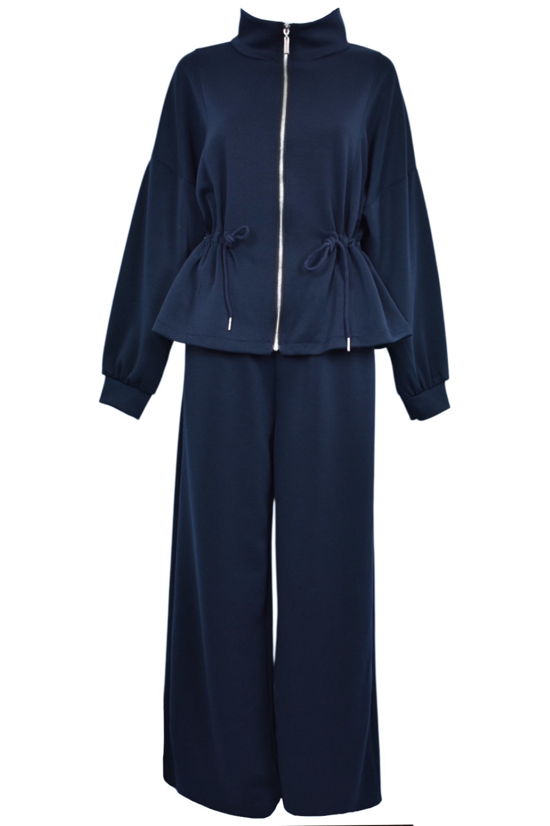 Navy Drawstring Waist Loungesuit