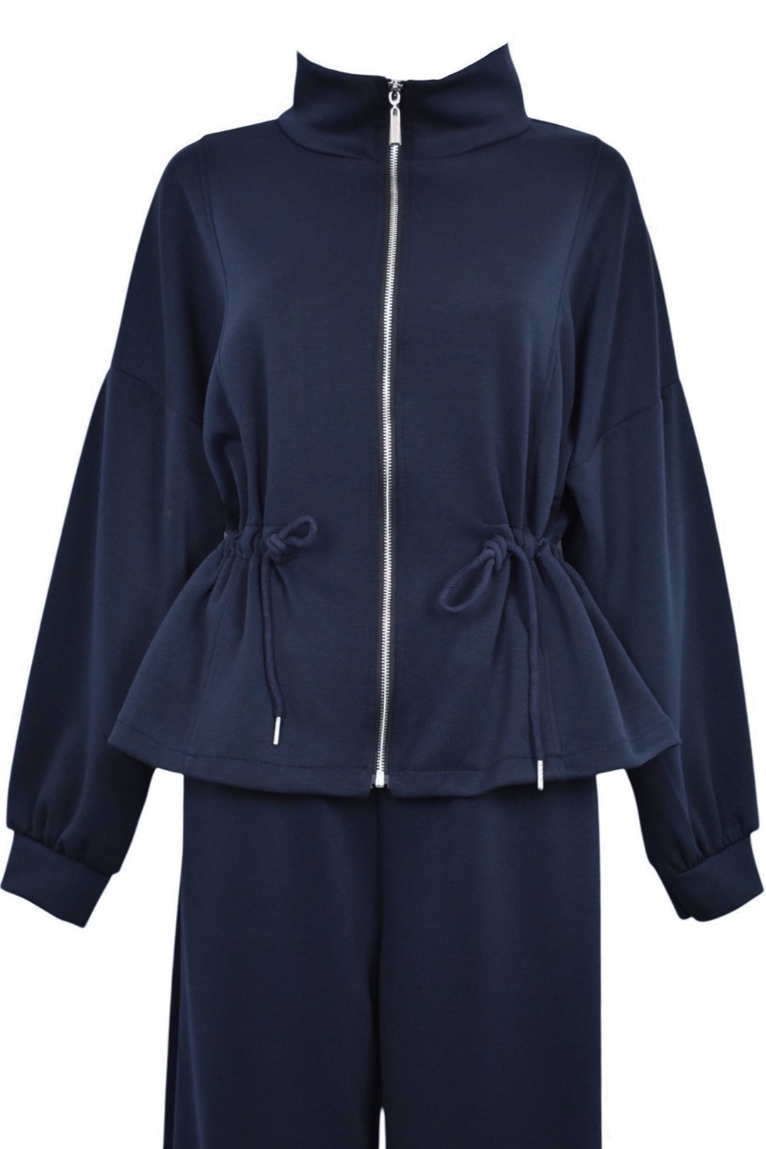 Navy Drawstring Waist Loungesuit