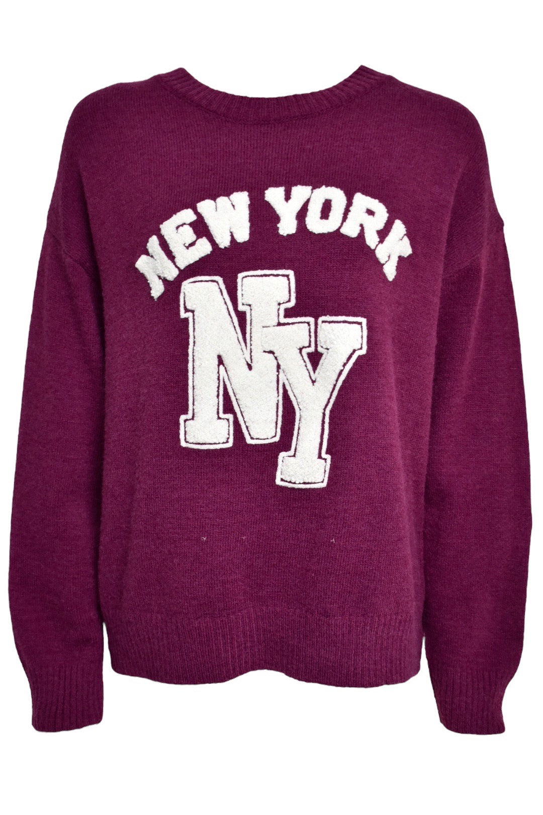 Burgundy NY Jumper