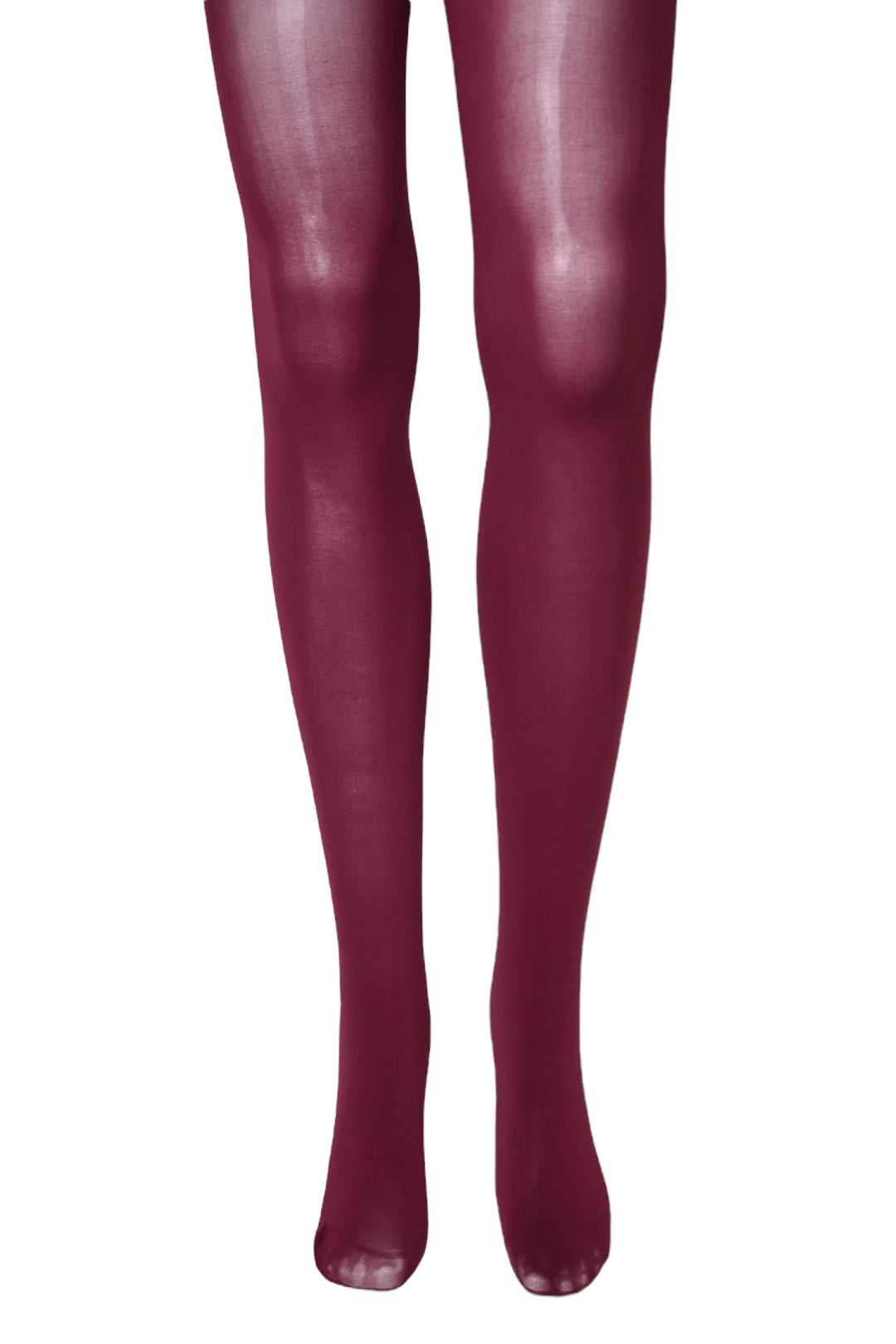 Burgundy Sheer Tights