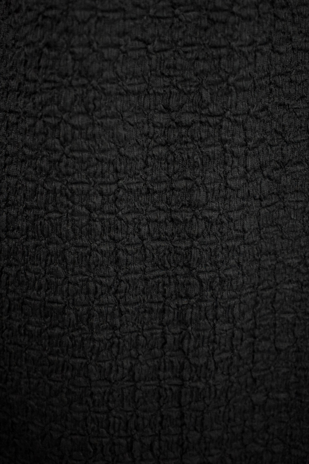 Black Crinkle Wide Leg Trousers