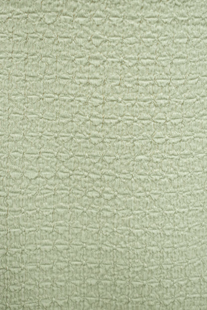 Sage Crinkle Wide Leg Trousers