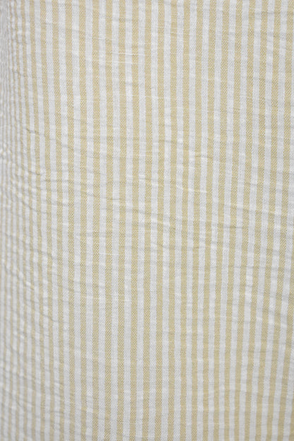 Beige Pinstripe Trousers Co-ord