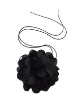 Black Rose Neck Corsage