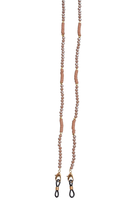 Caramel Beaded Sunglasses Chain
