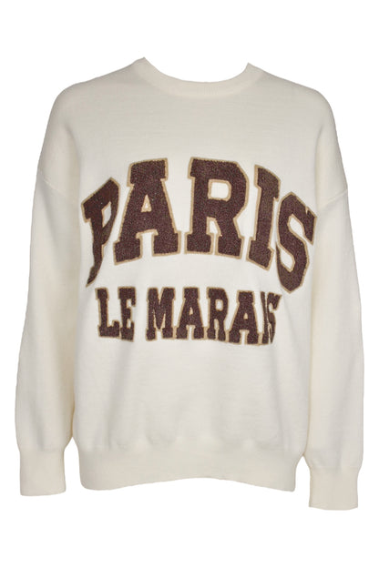 Cream PARIS Jumper