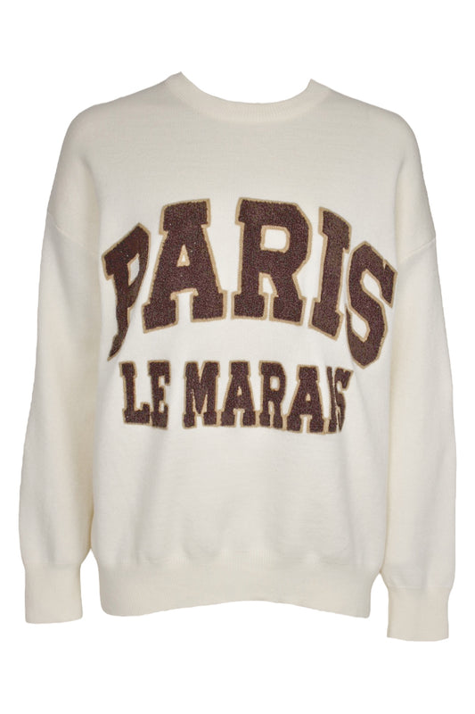 Cream PARIS Jumper