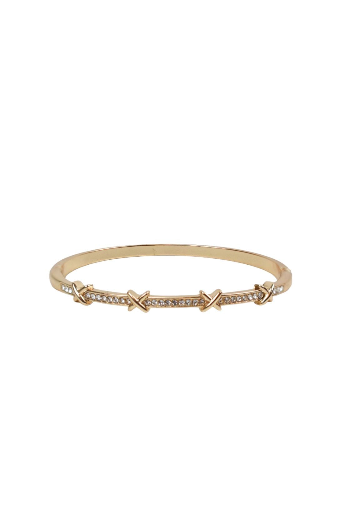 Gold Diamante X Bracelet