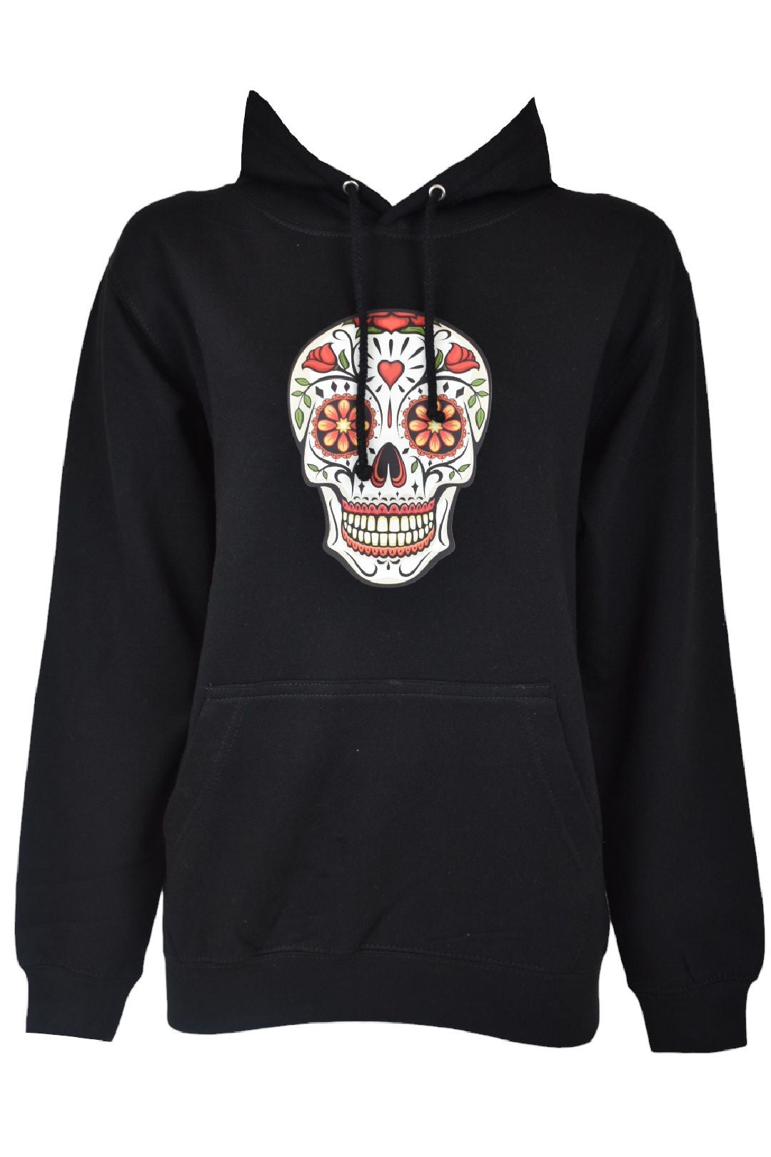 Black Sugar Skull Hoodie