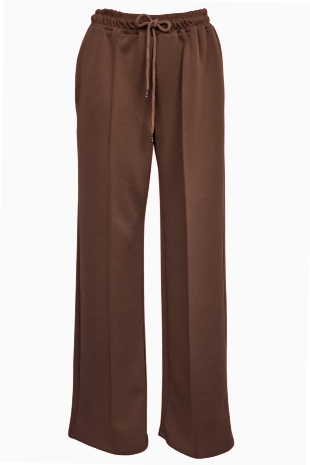 Brown Wide Leg Joggers