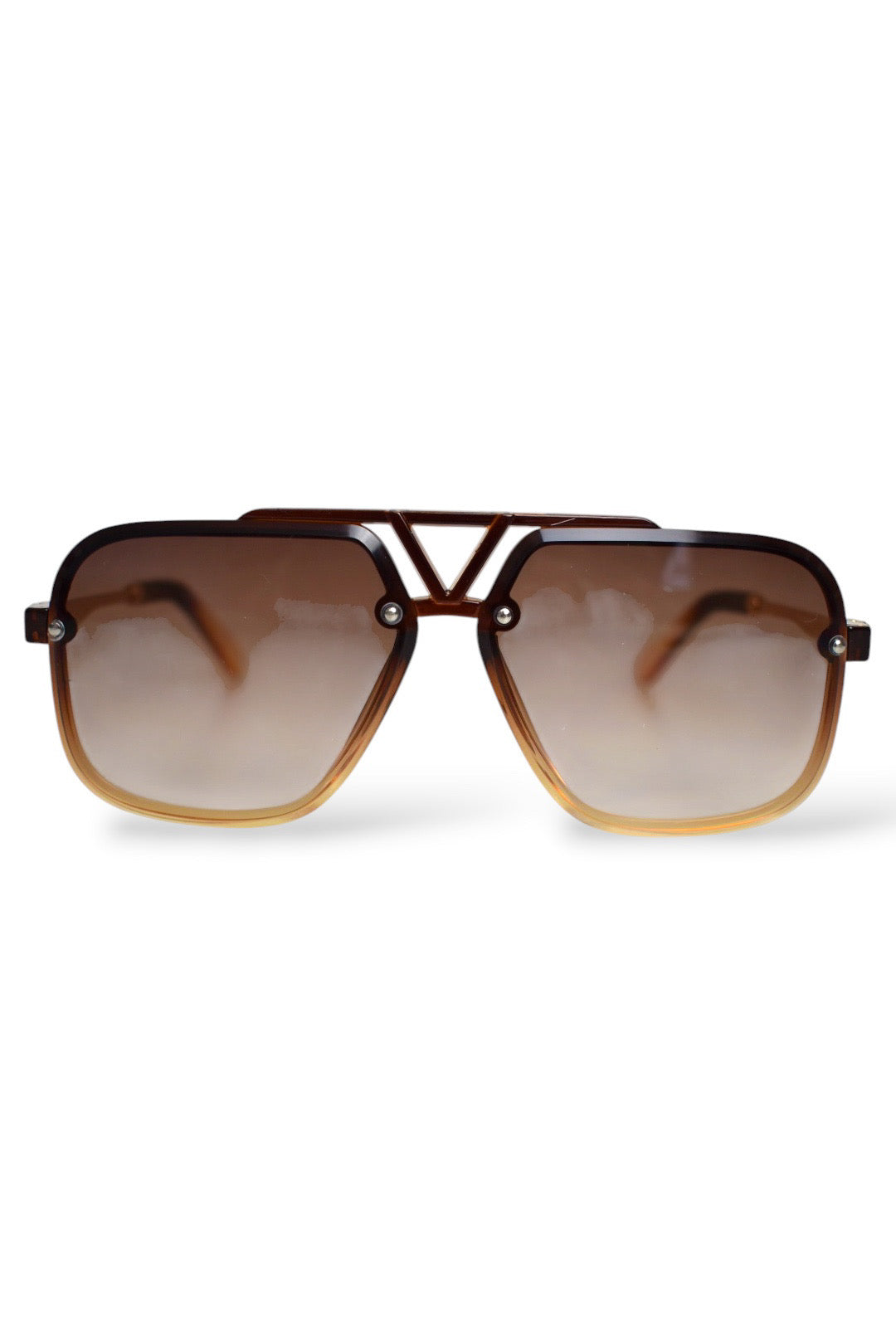 VEGAS Light Brown Sunglasses