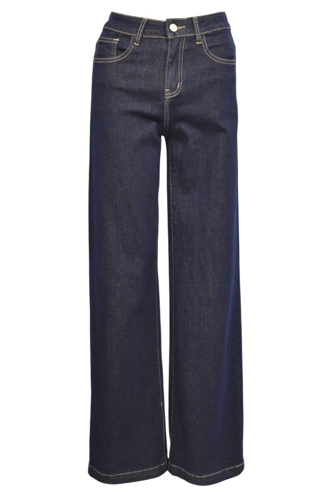 Dark Denim Straight Leg Jeans