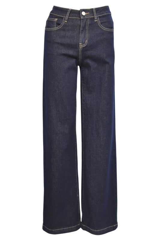 Dark Denim Straight Leg Jeans