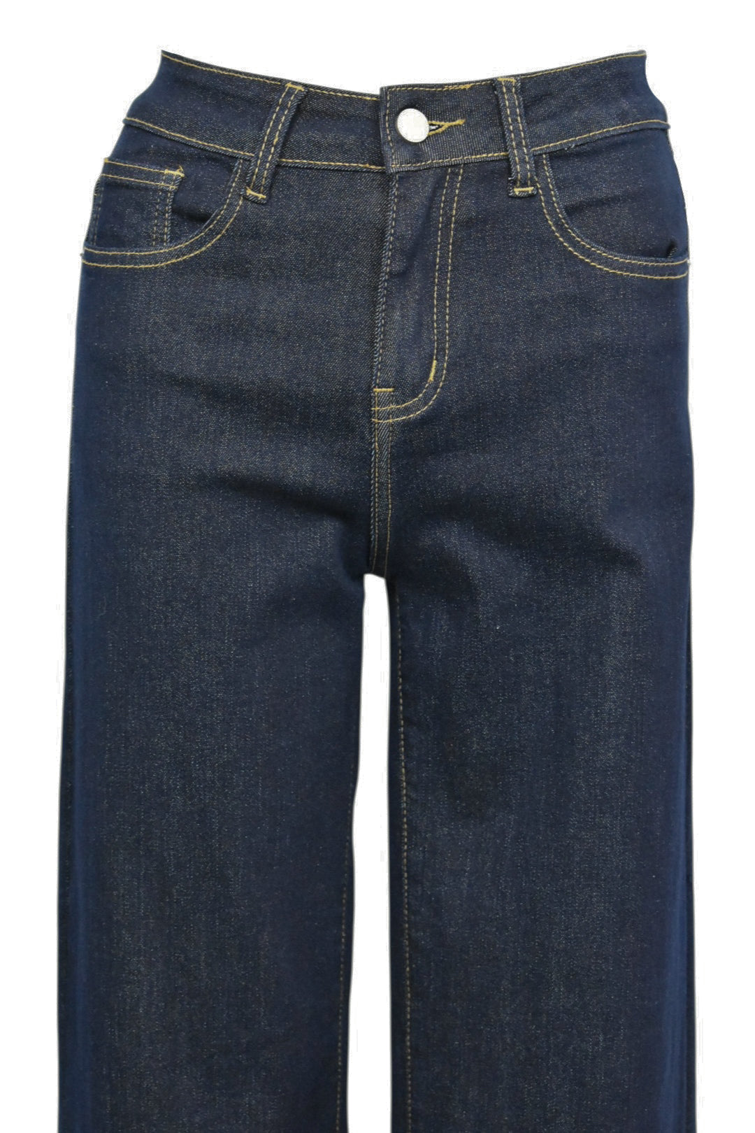 Dark Denim Straight Leg Jeans