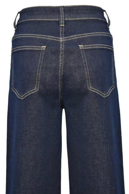 Dark Denim Straight Leg Jeans