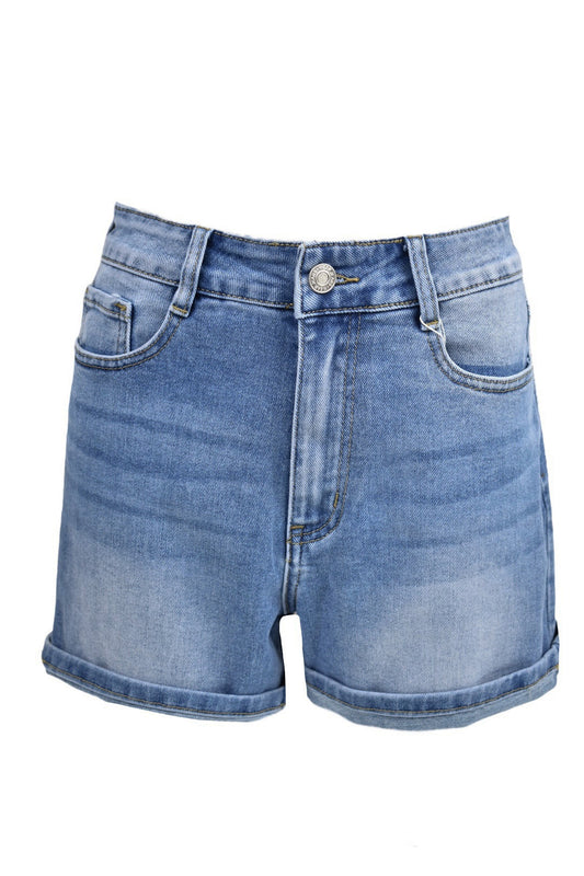 Denim Star Pocket Shorts