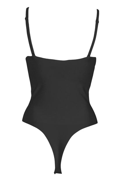 Black Sculpted Bodysuit