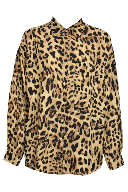 Animal Print Shirt & Shorts Co-ord