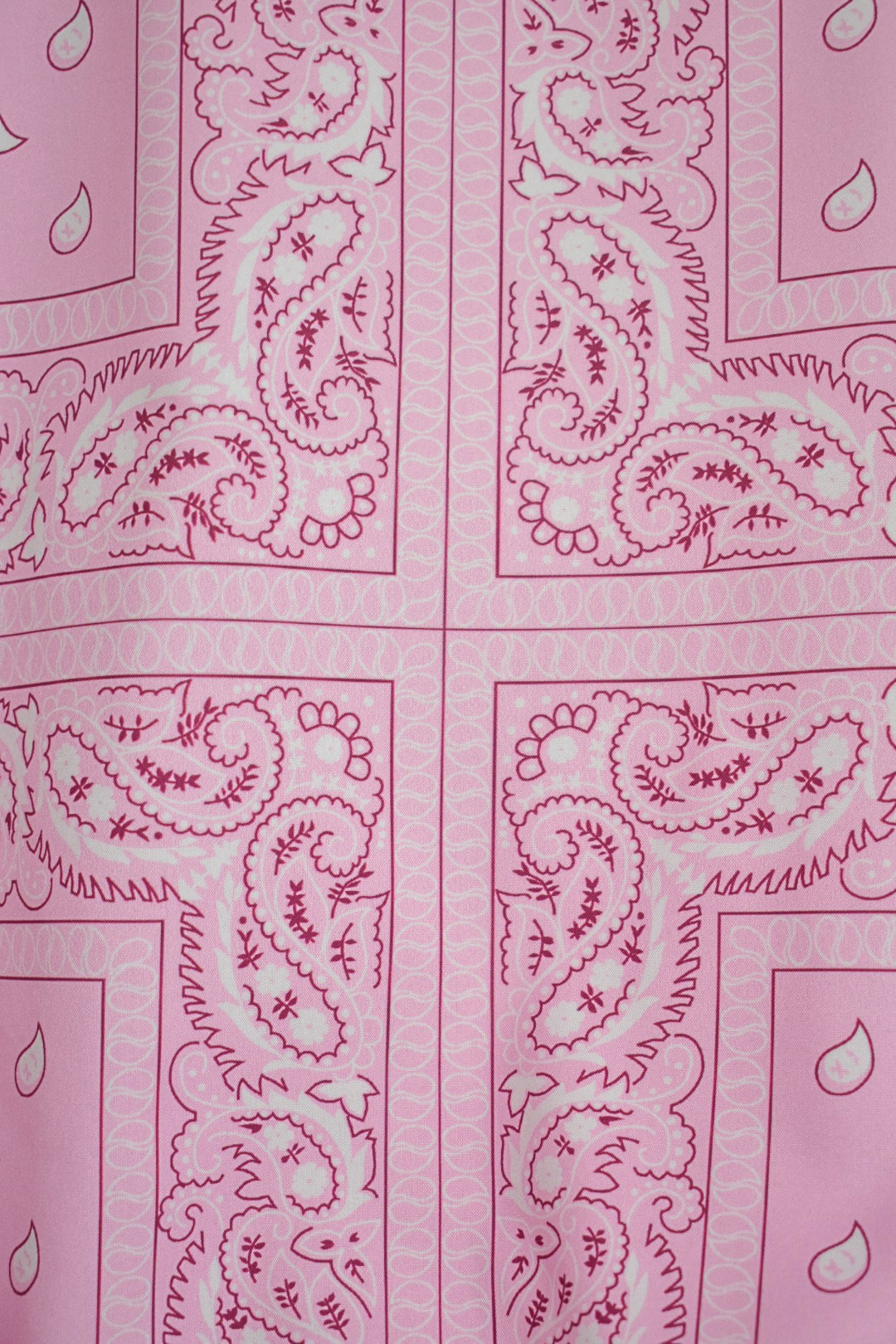 Pink Paisley Bandana Print Zipped Jacket & Shorts Co-ord