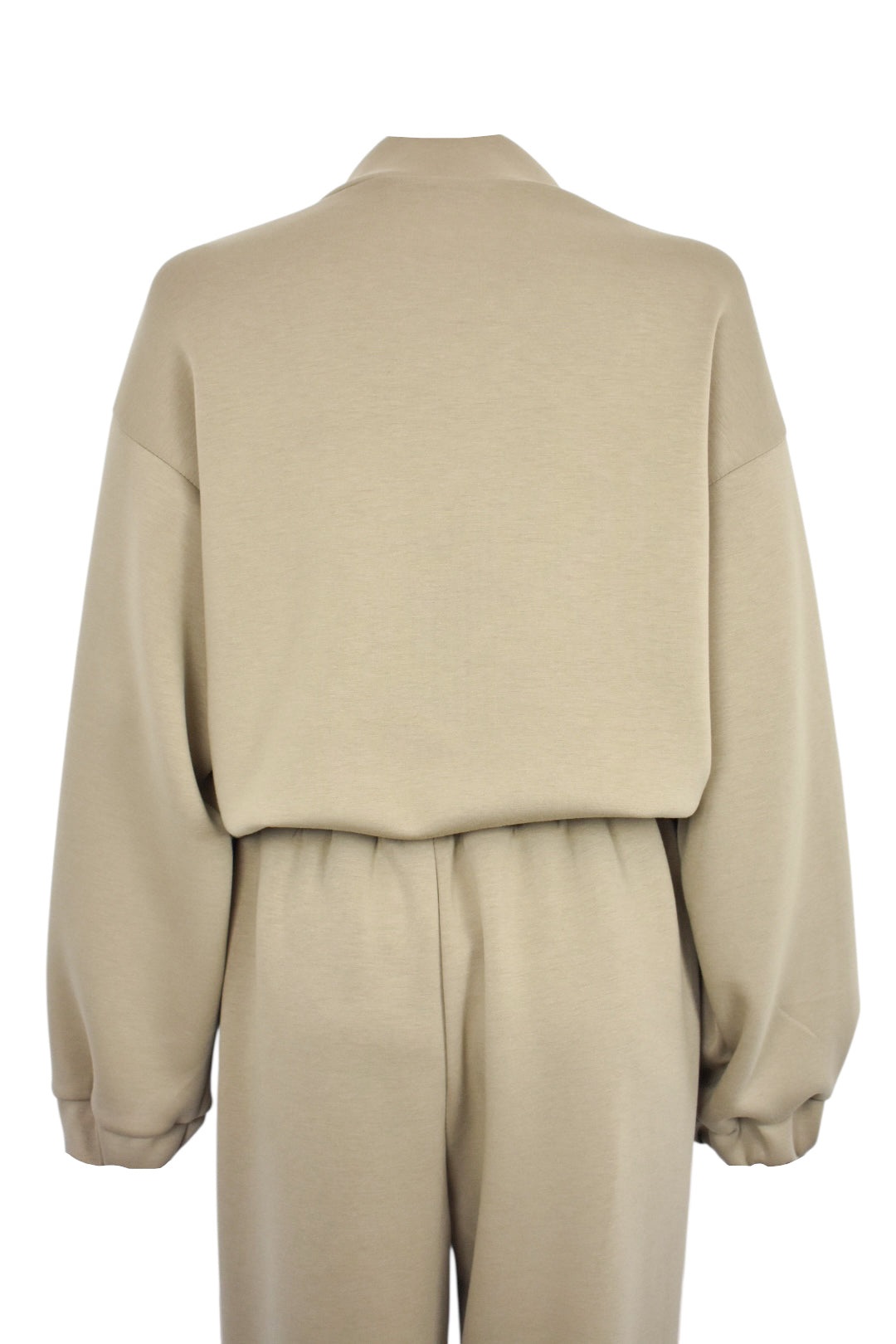 Taupe & Brown Stripe Zip Up Jacket Loungesuit