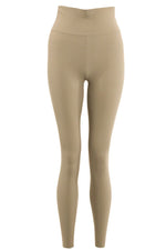 Taupe High Waisted Active Leggings