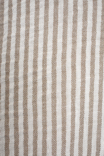 Taupe Pinstripe Waistcoat & Trousers Co-ord