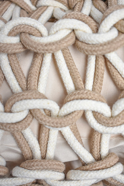 Cream & Taupe Chunky Crochet Grab Bag