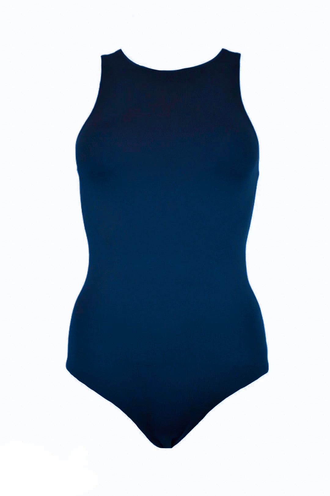 Navy Sleeveless Bodysuit