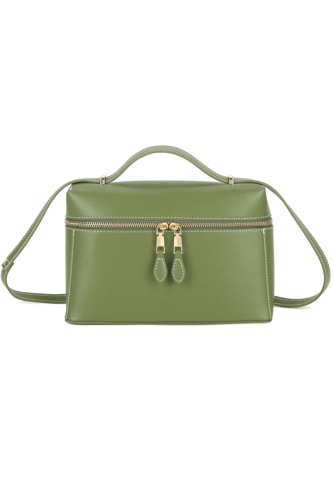 Olive Green Vanity Cross Body Bag