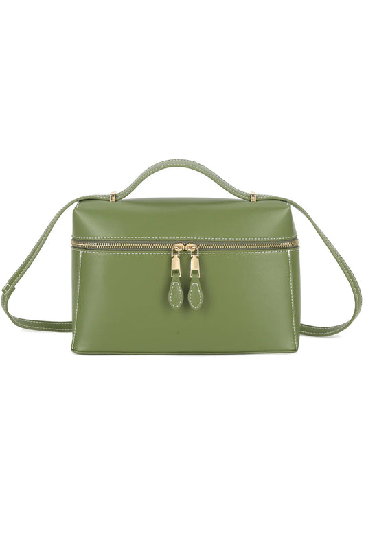 Olive Green Vanity Cross Body Bag