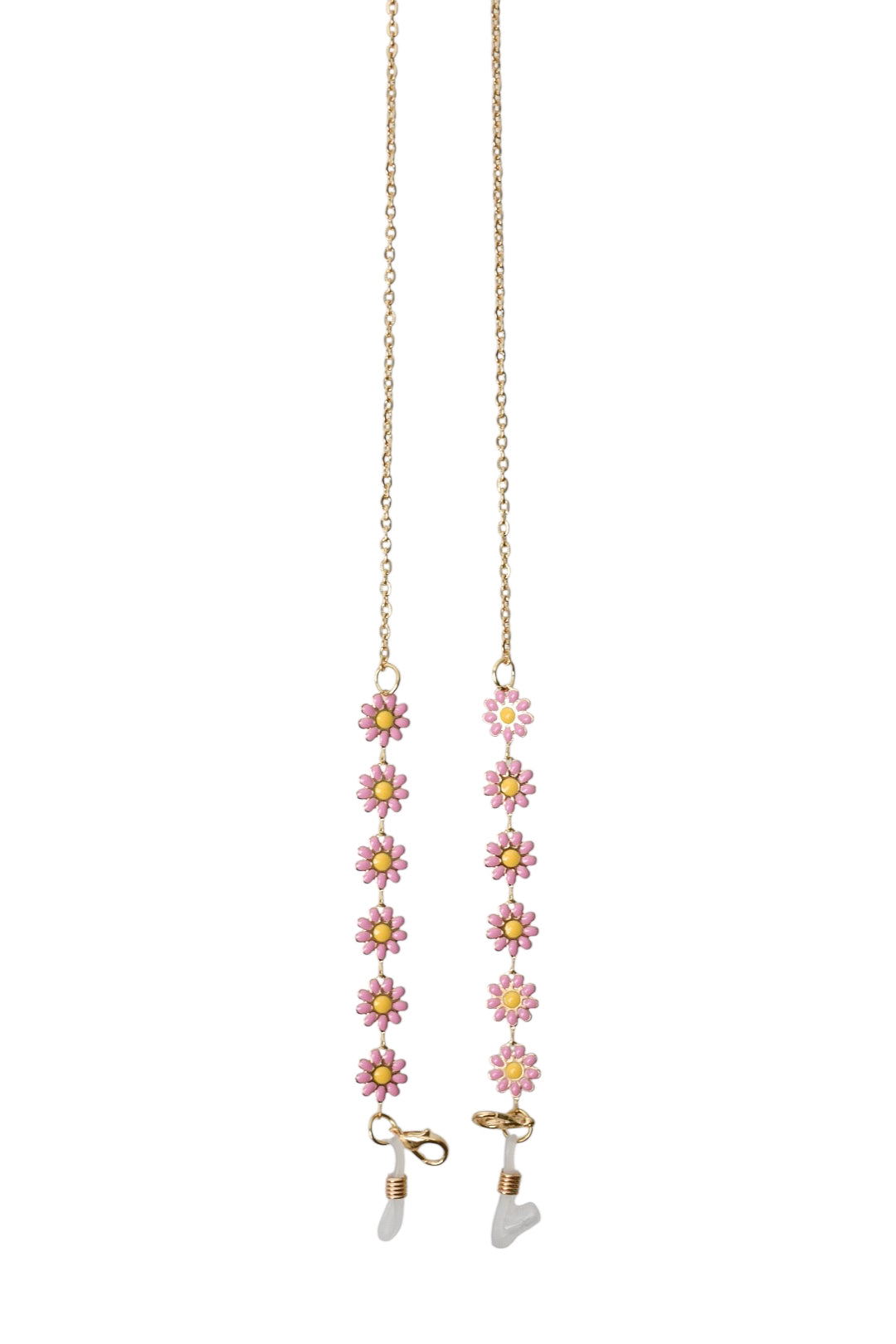 Pink & Gold Daisy Sunglasses Chain