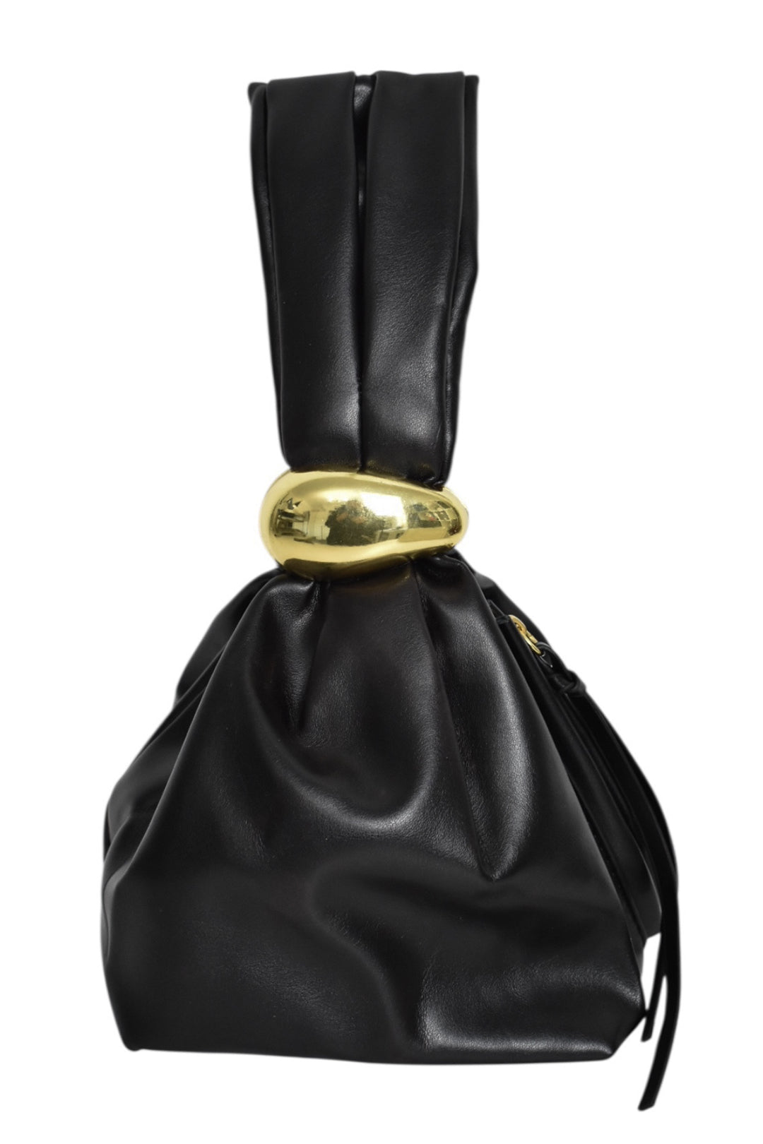 Black & Gold Pouch Wristlet