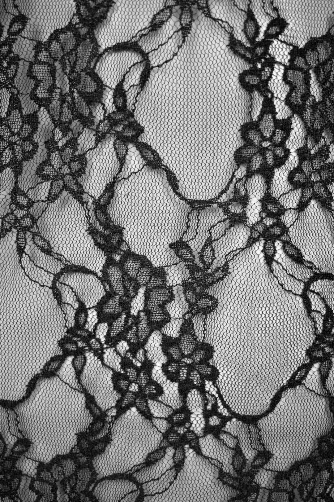 Womens Black Lace Flared Sleeve Top