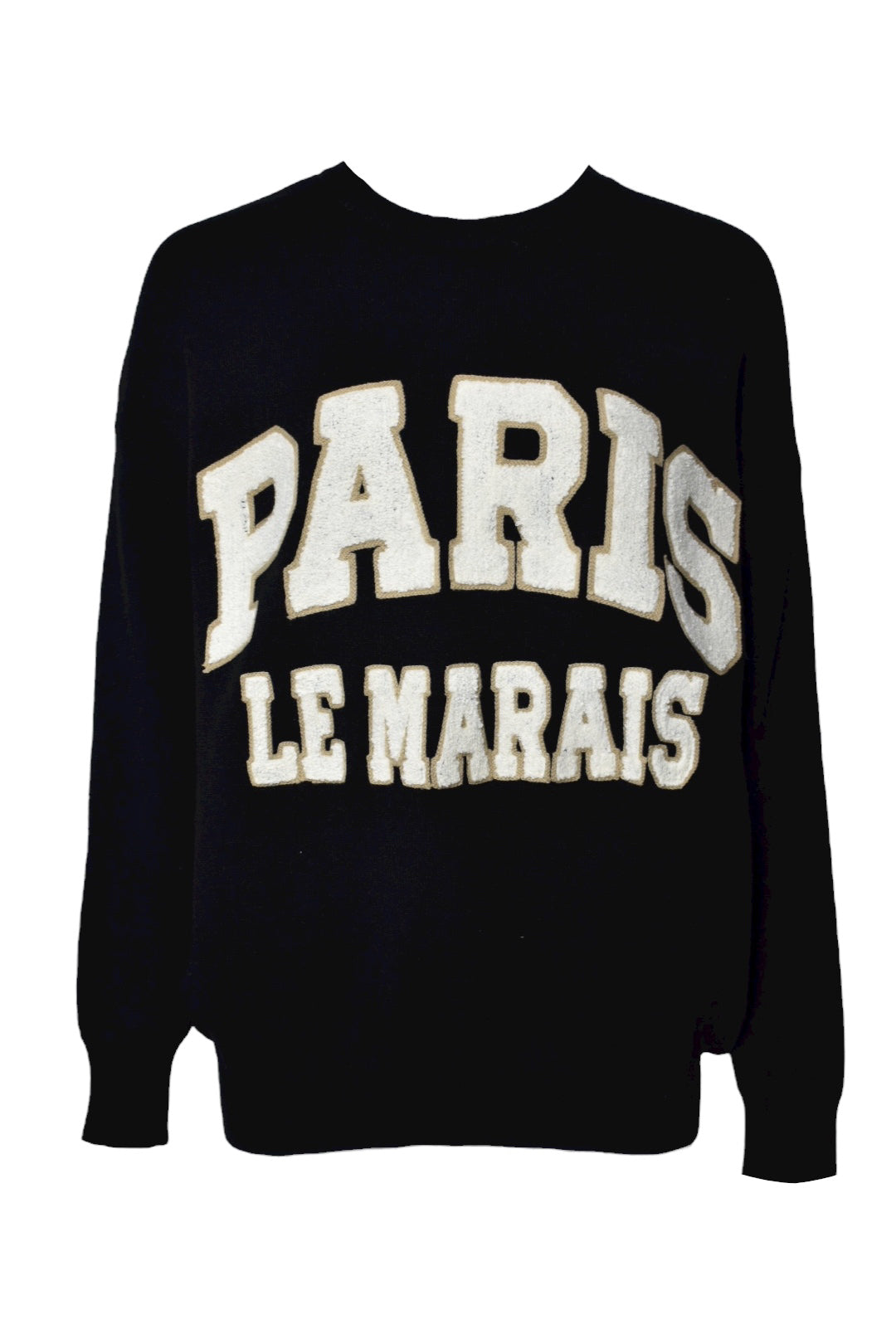 Womens Black PARIS Jumper 