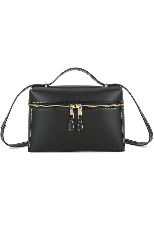 Black Vanity Cross Body Bag 