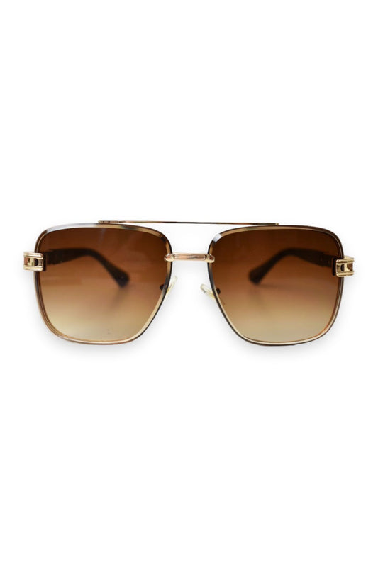 Womens CRETE Brown Sunglasses
