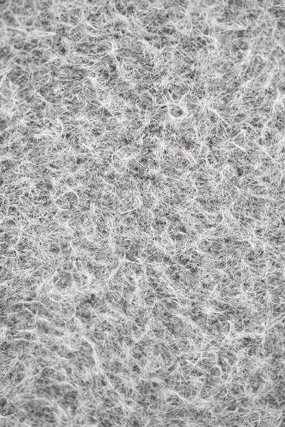 Womens Grey Hooded Woollen Duster Coat