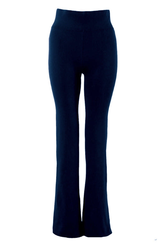 Womens Navy Active Flared Leggings