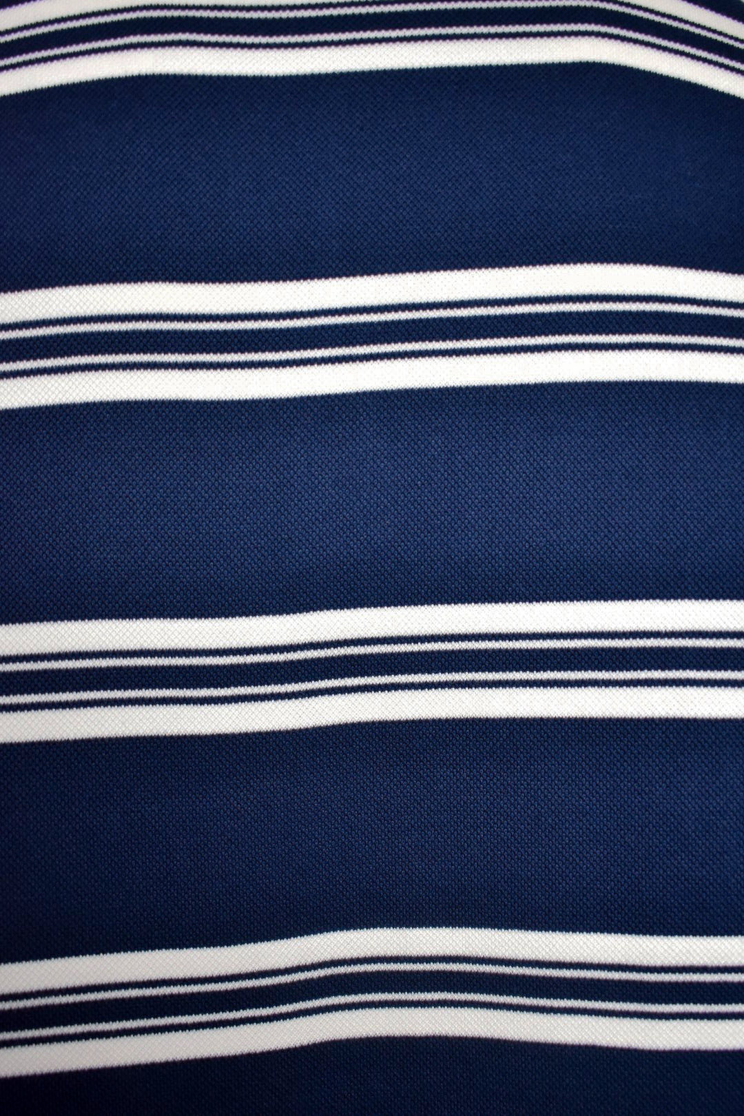 Womens Navy Striped Rugby Top 