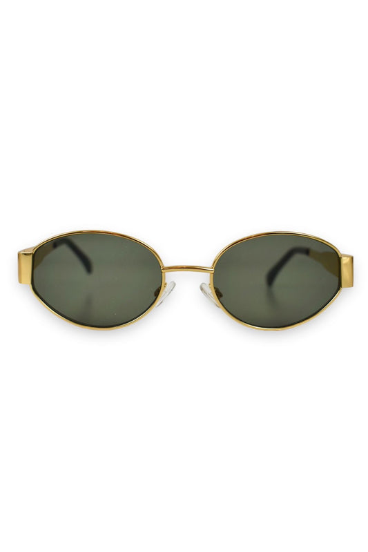 Womens PARIS Gold Sunglasses