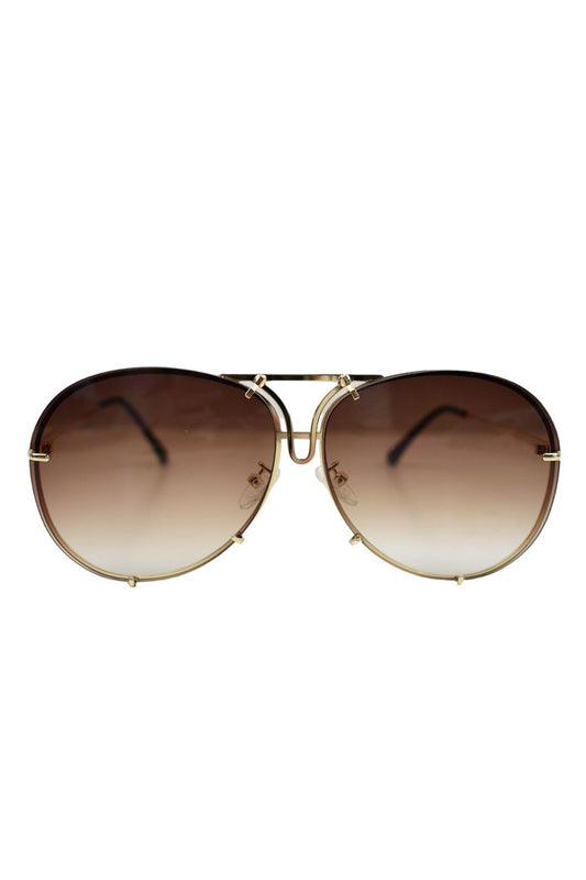 Womens VALENCIA Brown Sunglasses