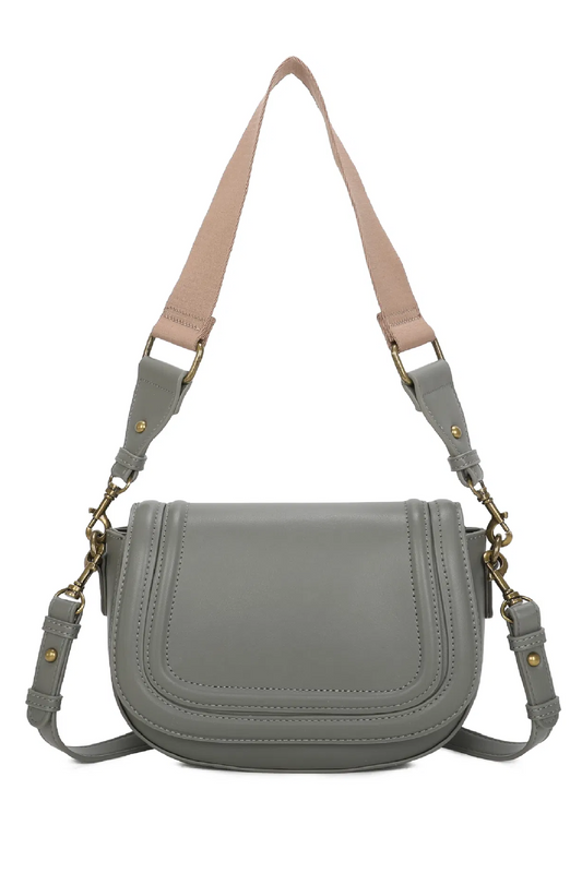 Grey Cross Body Bag