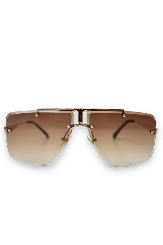Womens PRAGUE Brown Sunglasses