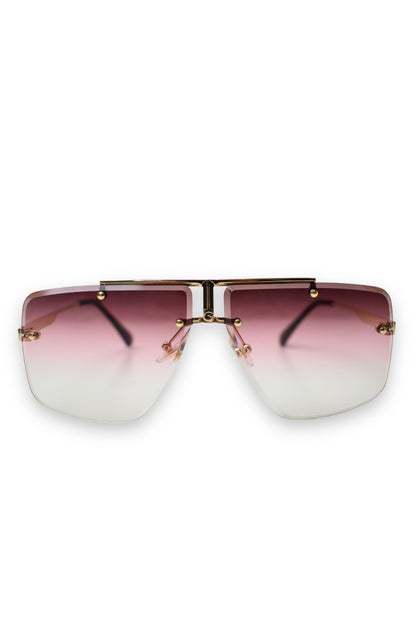 Womens PRAGUE Purple Sunglasses