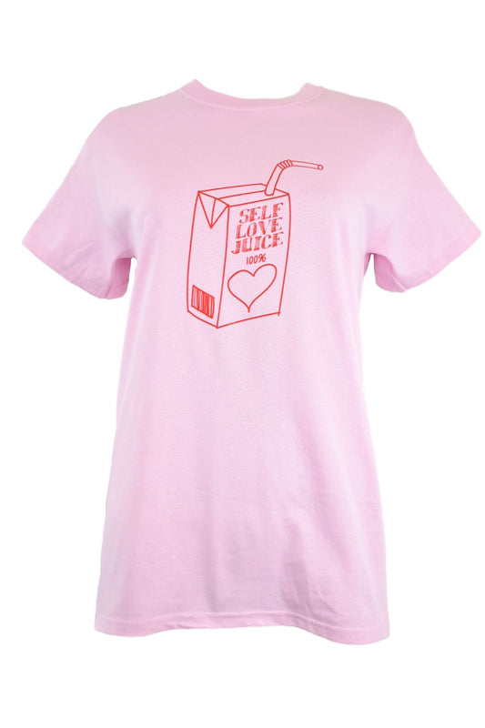 Womens Pink Self Love Juice T-Shirt