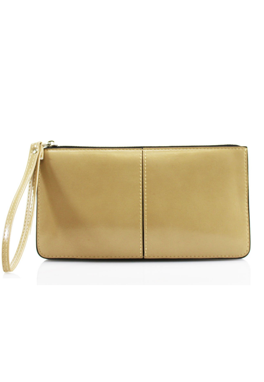 Nude Wristlet Purse