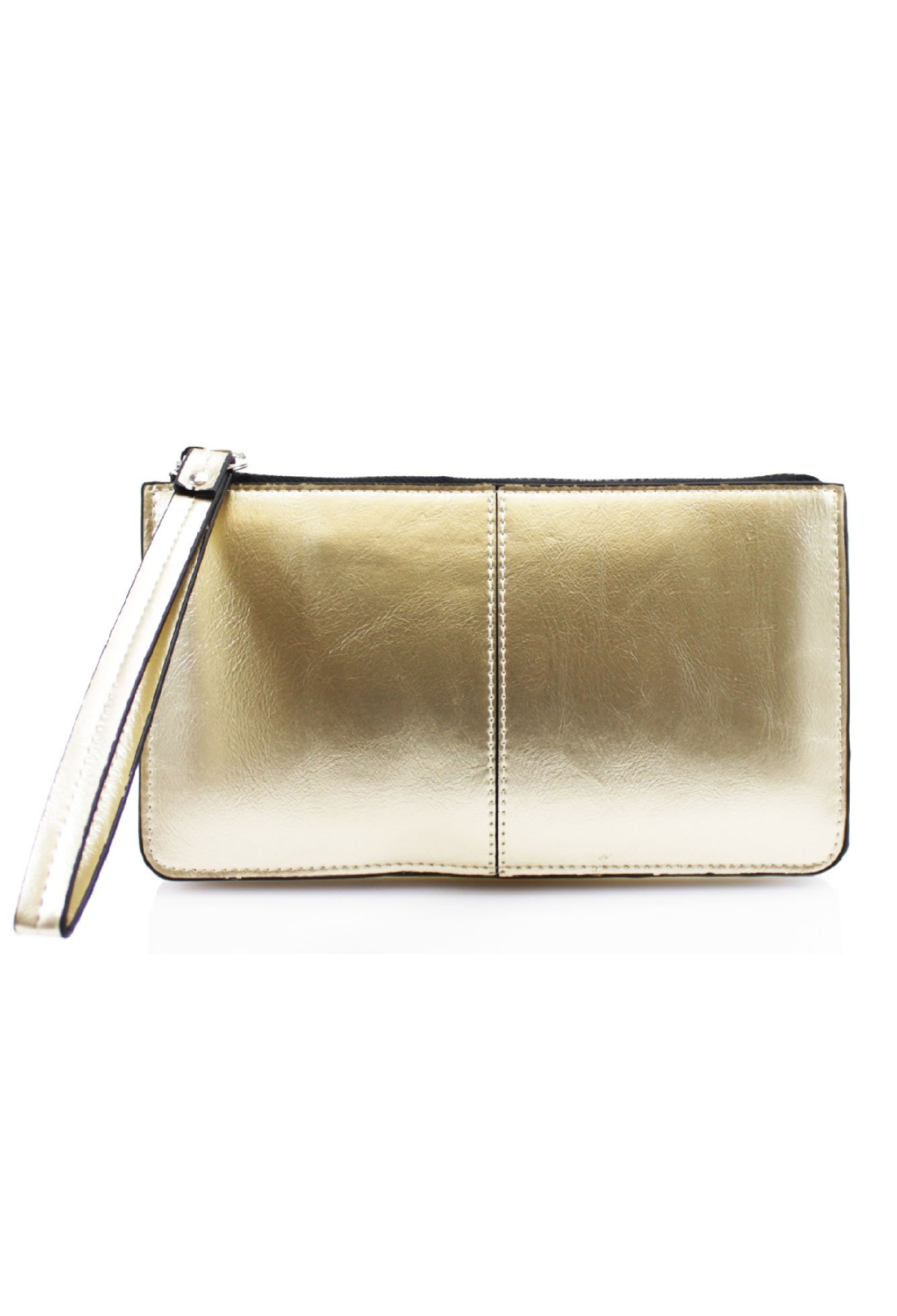 Gold 2025 wristlet clutch