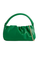 Green Ruched Bag