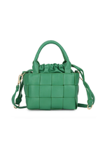 Green Woven Mini Grab Bag